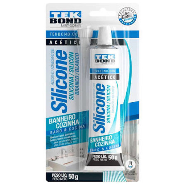 SILICONE TEKBOND BRANCO 50G