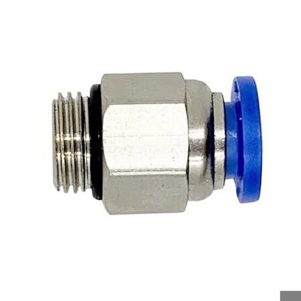 EMENDA ADAPTADOR ENGATE RAPIDO RETO MANGUEIRA PU 1/8 X 10MM