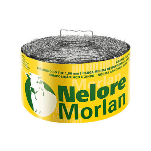 ARAME FARPADO DE ACO ZINCADO 500MT- NELORE
