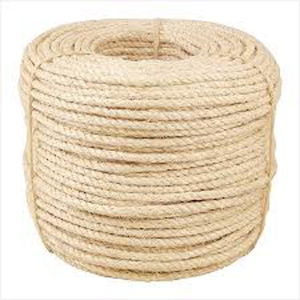 CORDA SISAL TORCIDA 6MM VONDER 