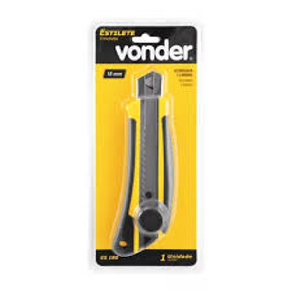 ESTILETE VONDER 18MM ES 180 3 LAMINAS