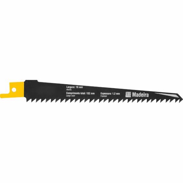 LAMINA SERRA SABRE P/ MADEIRA 152MM  32D - VONDER C/ 2UNI