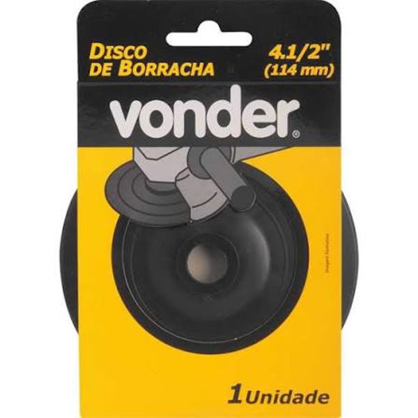 DISCO DE BORRACHA VONDER 4.1/2