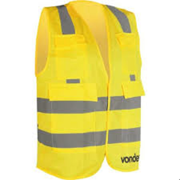COLETE REFLETIVO COM BOLSO SEGURANCA VONDER