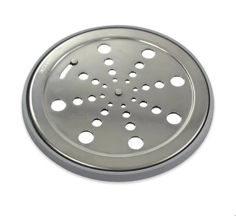 GRELHA P/ RALO REDONDA CLARA INOX 15 X 15 