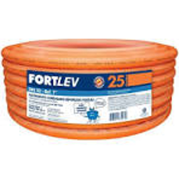 MANGUEIRA CORRUGADA 3/4 LARANJA REFORCADA PC 50MT - FORTLEV