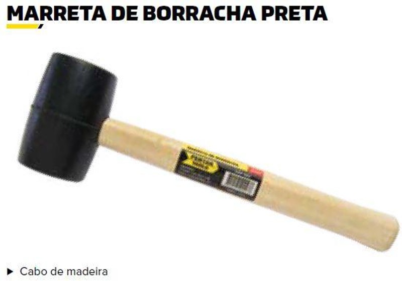 MARRETA DE BORRACHA 40MM - FERTAK