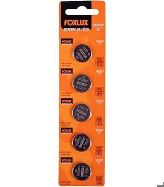 BATERIA FOXLUX MOEDA CR2032 - 3V 