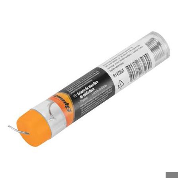 ESTANHO EM FIO P/ SOLDA (TUBO) SPARTA 40 x 60 - 10G