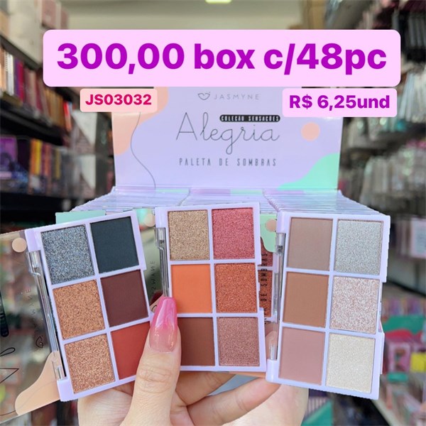PALETA DE SOMBRAS ALEGRIA / 48UNI JS03032