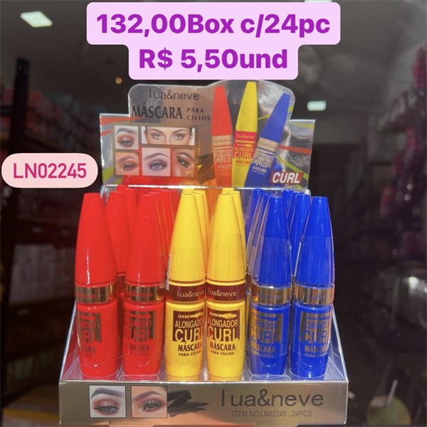 LN02245 MASCARA PARA CILIOS LUA NEVE BOX/24UND