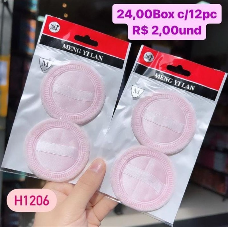 H1206 ESPONJA COM 2  PARA PO MENG LILAN BOX/12UND