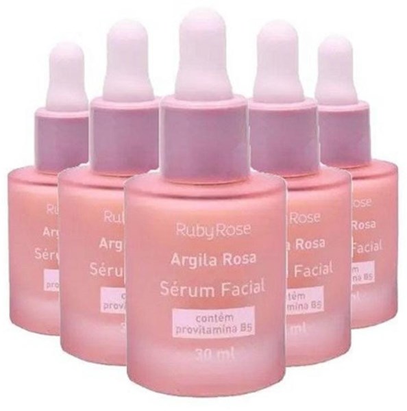 HB319 SERUM FACIAL LINHA ARGILA ROSA RUBY ROSE BOX/6UND