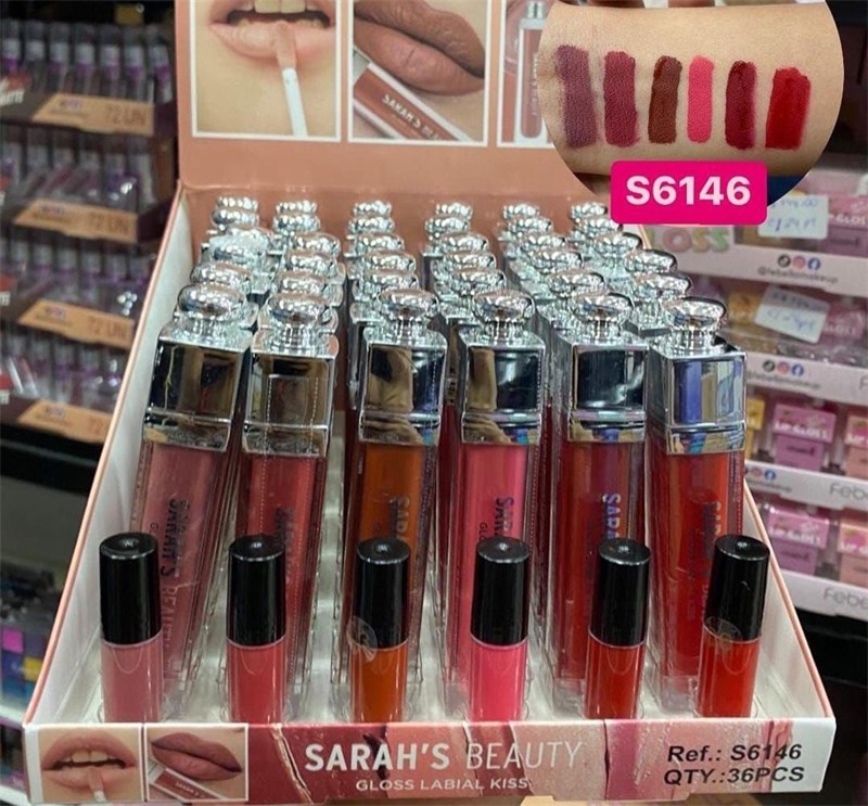 GLOSS LABIAL KISS SARAH BEAUTY 36 UND S6146