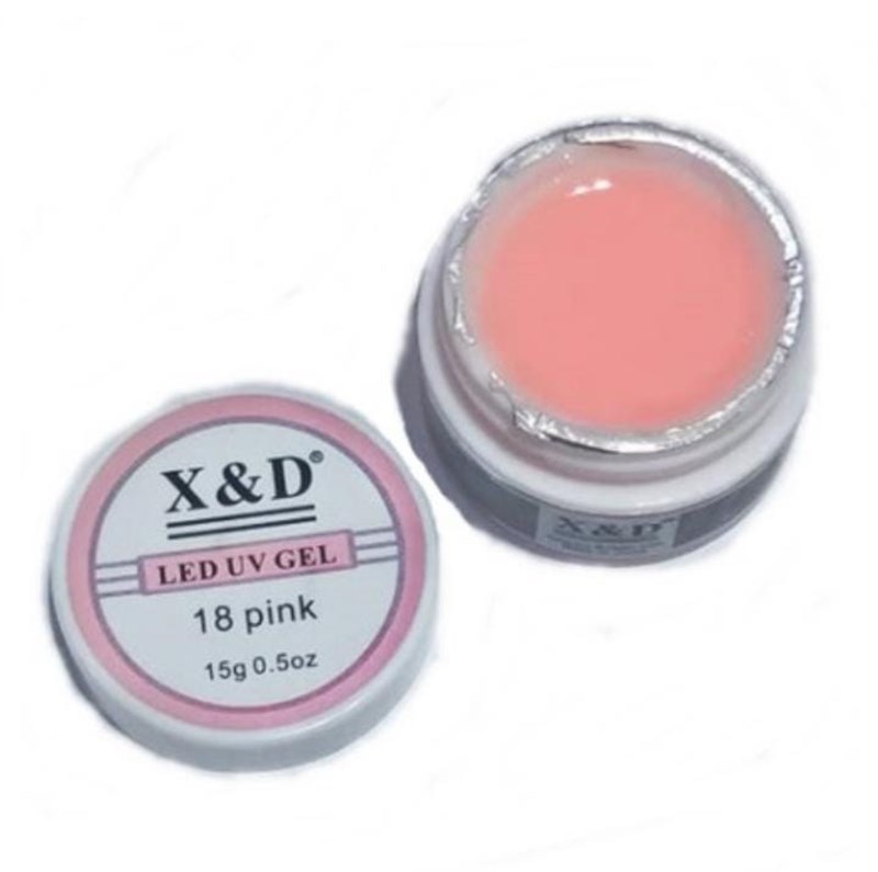 LED UV GEL 18 PINK /12UNID