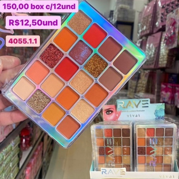 4055.1.1 SOMBRAS E ILUMINADOR RAVE VIVAI BOX/12UND