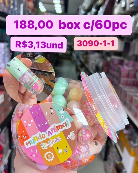 LIP GLOSS MUNDO ANIMAL VIVAI BOX/60UND