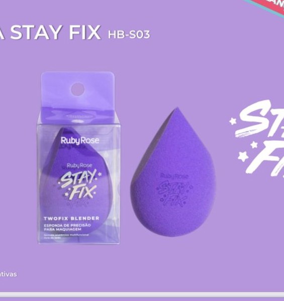 HB-S03 ESPONJA STAY FIX RUBY ROSE BOX/8UND