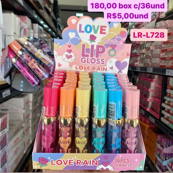 LR-L728 GLOSS MAGICO  LOVE RAIN BOX/36UND