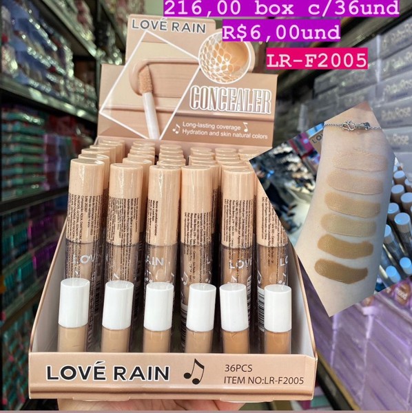 LR-F2005 CORRETIVO LIQUIDO LOVE RAIN BOX/36UND