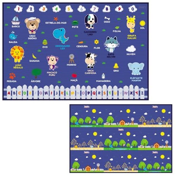 TAPETE EM PE DUPLA FACE UNIK 1,20X1,80 - MASC.....7898636291069