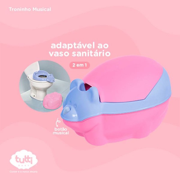 TRONINHO MUSICAL TUTTI BABY - ROSA...7898431493828