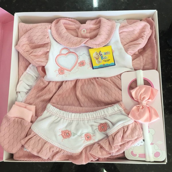 SAIDA MAT LUKINHA FEM VESTIDO 10343 - ROSE / CORAÇAO....7890006777975