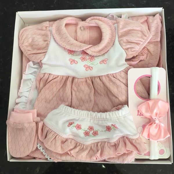 SAIDA MAT LUKINHA FEM VESTIDO 10343 - ROSE / FLORES....7891882015427