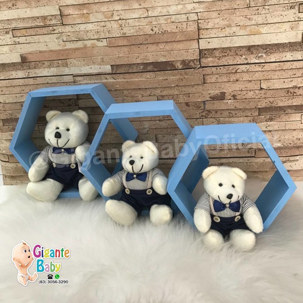 KIT NICHO MDF COLMEIA - AZUL C/3.....7898077889580