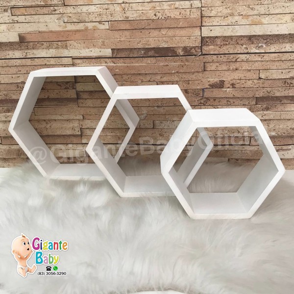 KIT NICHO MDF COLMEIA - BRANCO C/3.....7893625879228