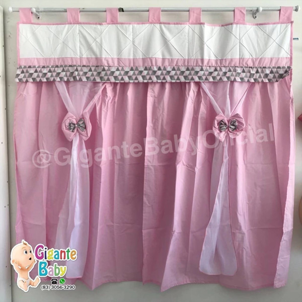 CORTINA HGG EST FEM - ROSA BB / LOSANGO LISO....7894097969455