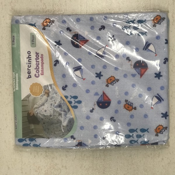 COBERTOR BERCINHO EST FRANELADO 70X90 M - BARQUINHOS  25004