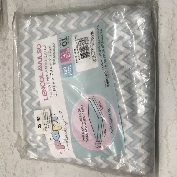 LENCOL C/ ELAST PAPI AMER EST 1.30X70X12 MASC - CHE A   2983