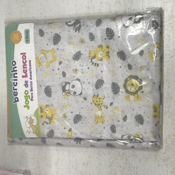 JOGO DE LENCOL BERCINHO AMERIC 3 PÇ MASC - SAFARI  34014