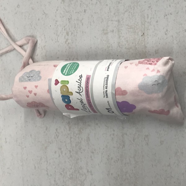 LENCOL C/ ELASTICO PAPI EST MALHAS AMERICANO FEM - NUVEM