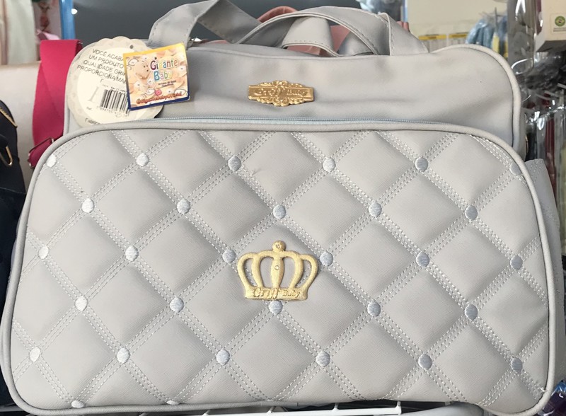 KIT BOLSA GRIFF MAVE 2PÇ CLASSIC COROA LUXO - AZUL BB....7891296003942