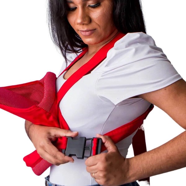 CANGURU P/BEBE BUBLIM LISO - VERMELHO 96000.....7908131433199