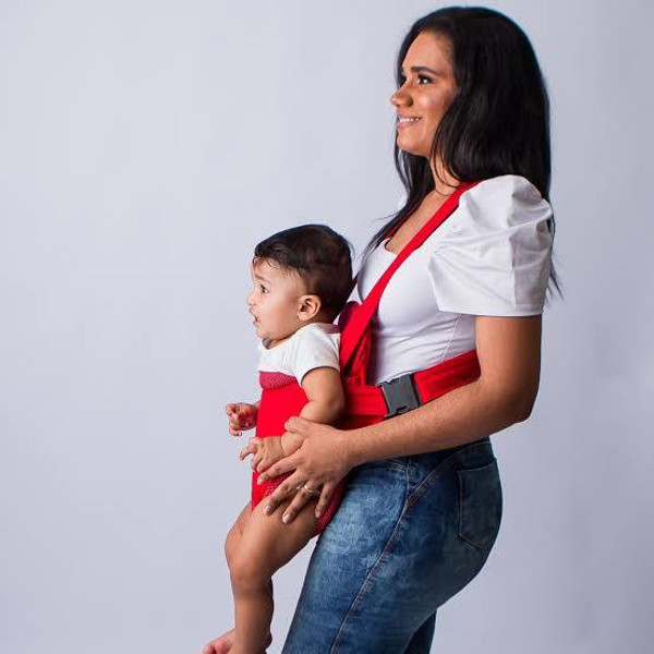 CANGURU P/BEBE BUBLIM LISO - VERMELHO 96000.....7908131433199