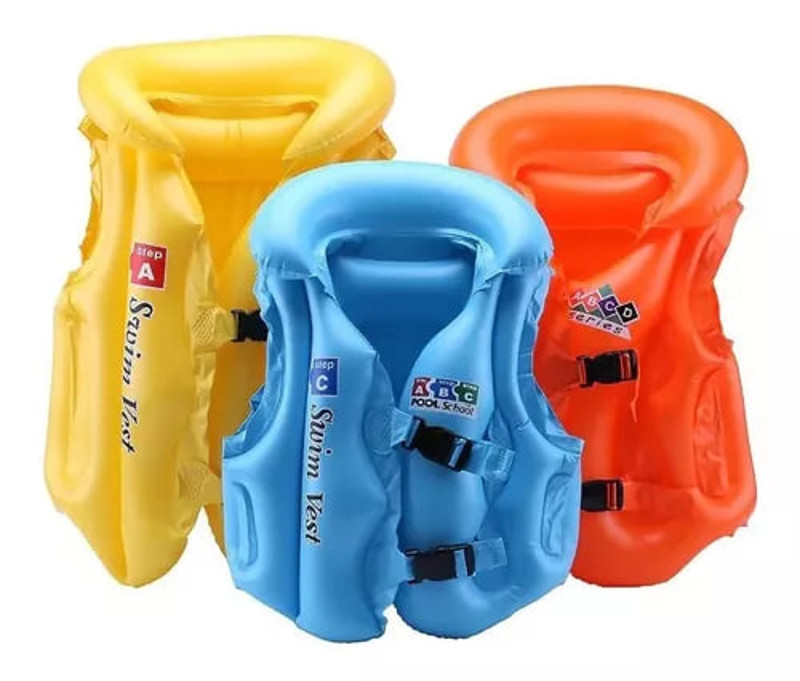 BOIA COLETE INFLAVIL TOK - TAM.G = AZUL TC-107-8....7895282866030