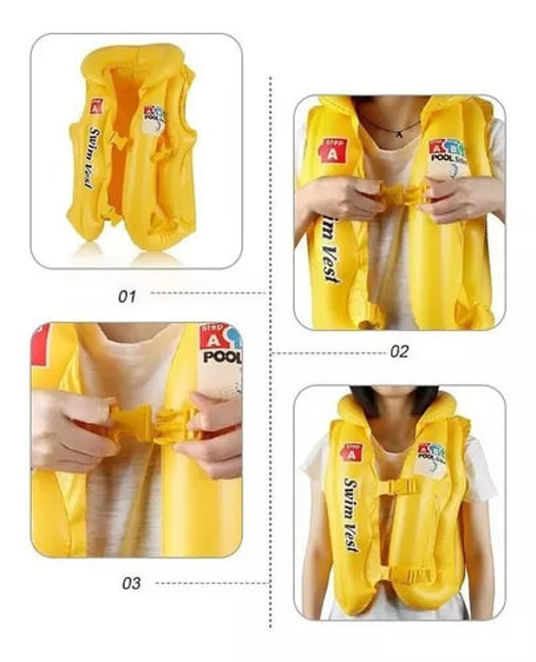 BOIA COLETE INFLAVIL TOK - TAM.G = AZUL TC-107-8....7895282866030