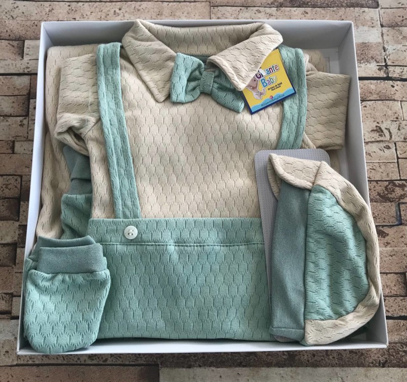 SAIDA MAT LUKINHA LUXO MASC MACAC SUSP BORD 23002 - VERDE..79097820689201