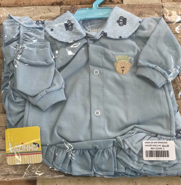 SAIDA MAT LAZINHO CABIDE MASC 210451 - AZUL BB = URSO PRINC....7891322362388