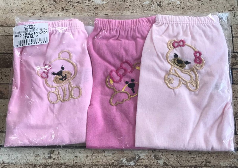 KIT MIJAO CARINHO C/3 FEM - RRB URSAS....7891292991533