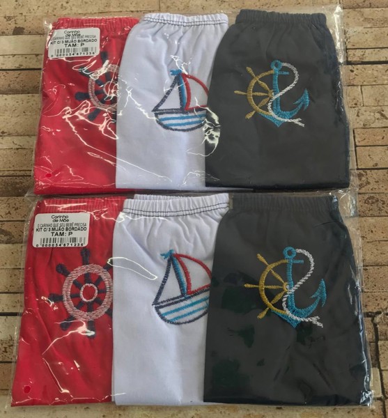 KIT MIJAO CARINHO C/3 MASC - BR/ANC....7890807410057