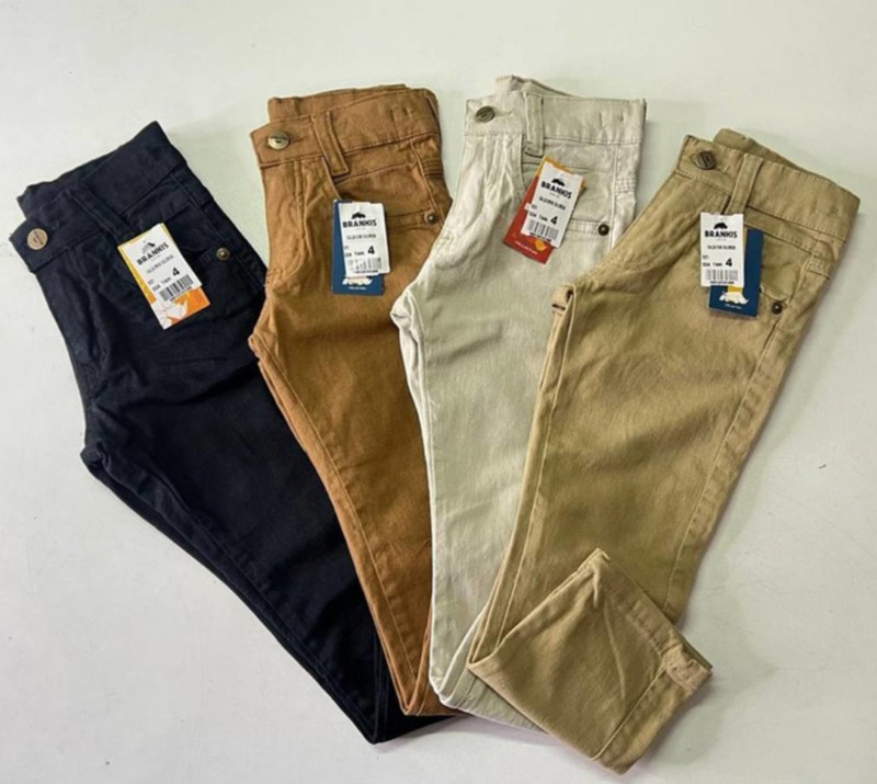CALÇA BRIM COR BRANKIS MASC 024  - TAM.4...7899727184871