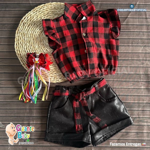 CONJ XADREZ POLO FEM BEBELZINHA - TAM.G....7891318190025