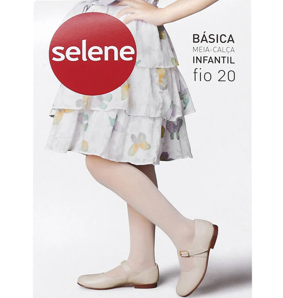 MEIA CALÇA SELENE BASICA FIO 20 BRANCO - TAM.B  9600....7891290136271