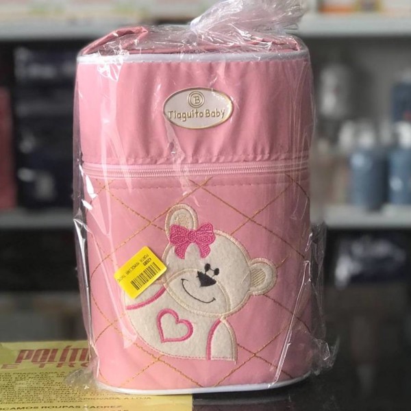 PORTA MAMADEIRA BORD ZLT FEM - URSINHA = ROSA BB....7891975898890