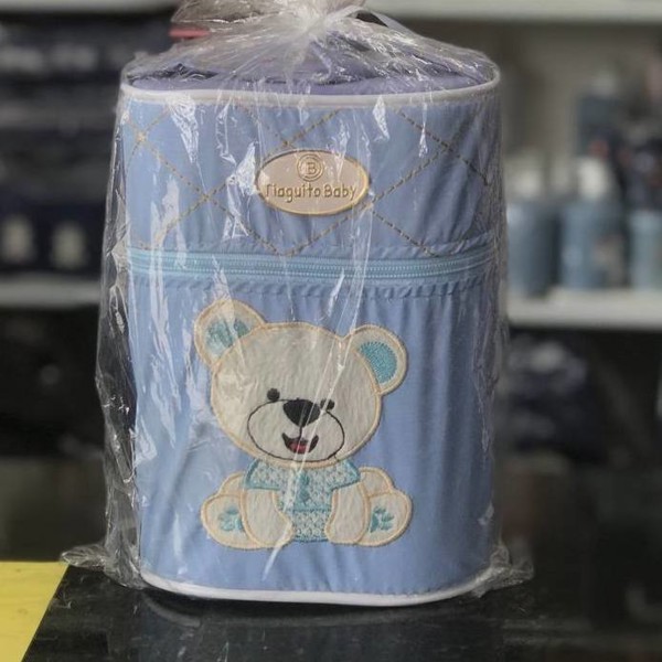 PORTA MAMADEIRA BORD ZLT MASC - URSINHO = AZUL BB....7892625554579