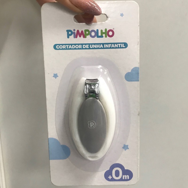 CORTADOR DE UNHA PIMPOLHO UNISSEX - CINZA
